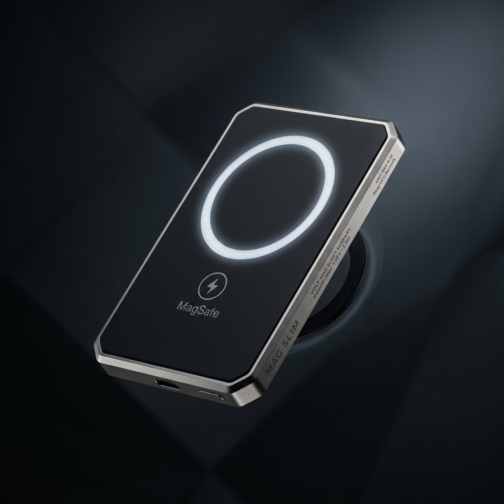MagSlim Titanium Magnetic Power Bank